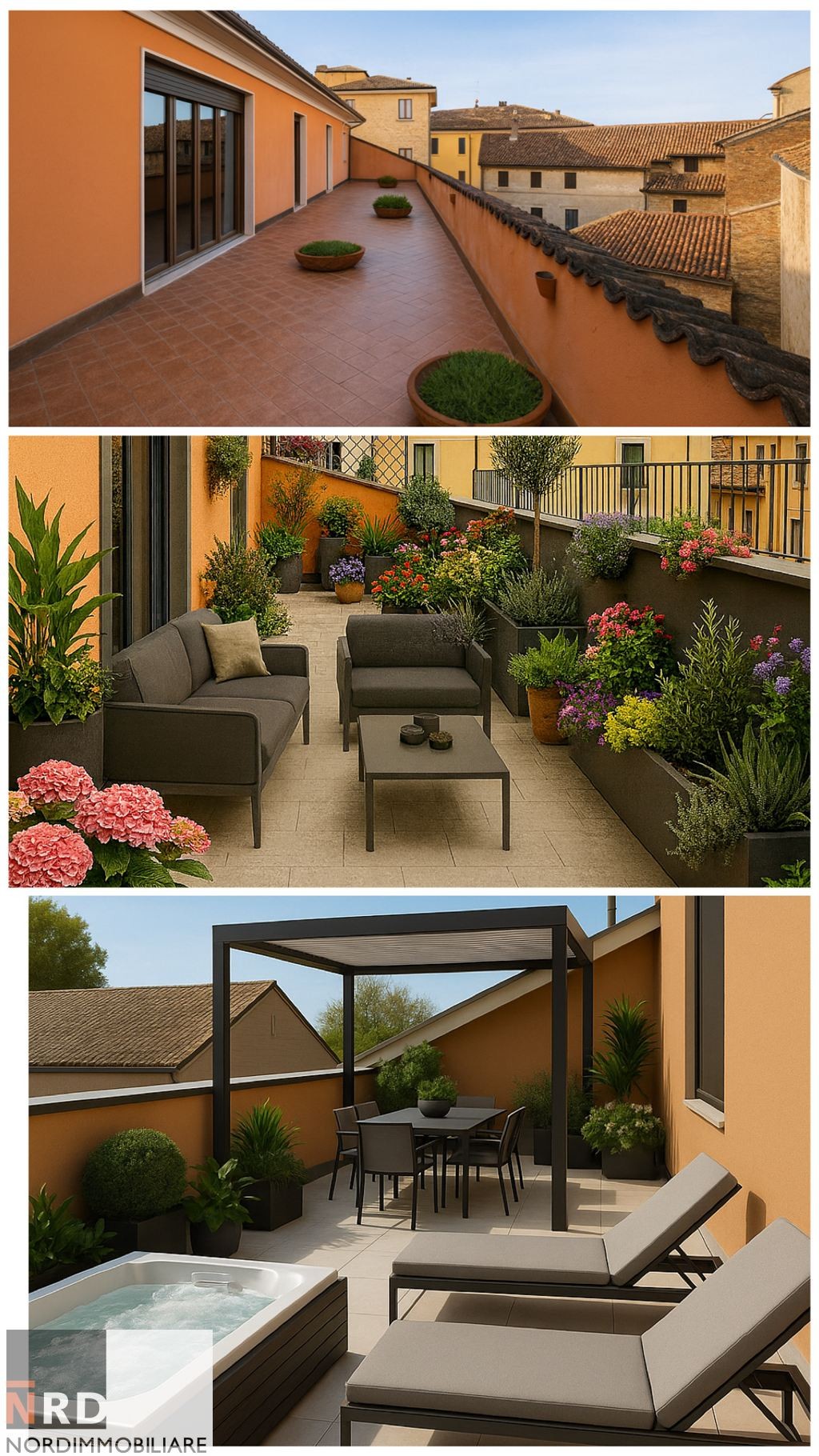 Elegante Attico con Terrazza Abitabile di 90 mq e Box Doppio